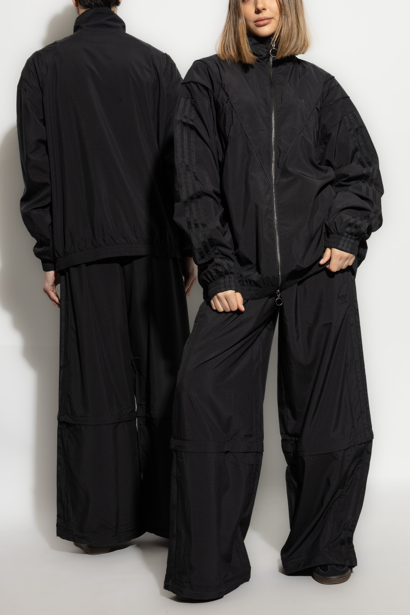 激安通販サイト 人気 Black Jacket with stand-up collar ADIDAS Originals - Vitkac ジャケット・アウター